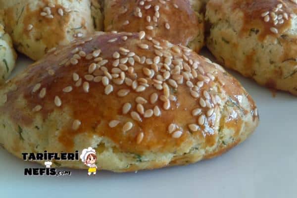 Dereotlu Kıyır Kıyır Poğaça Tarifi