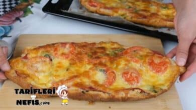 Çok Lezzetli Ekmek Pizza Tarifi