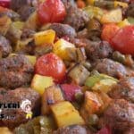 Fırında Köfteli Sebzeli Orman Kebabı Tarifi