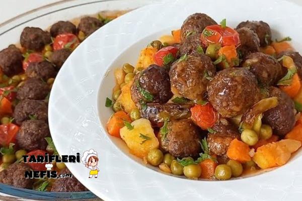Fırında Rengarenk Sebzeli Köfte Tarifi