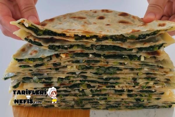 Ispanaklı Gözleme Tarifi