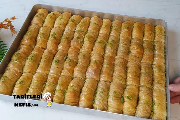 En Kolay Kadayıflı Burma Baklava