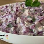 Tavuklu Mor Lahana Salatası Tarifi