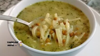 Erişteli Mercimek Çorbası Tarifi