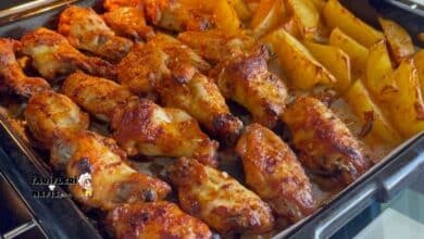 Fırında Mangal Lezzetinde Tavuk Kanat