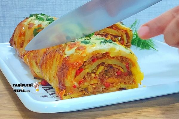 Patatesli Kıymalı Rulo Tarifi