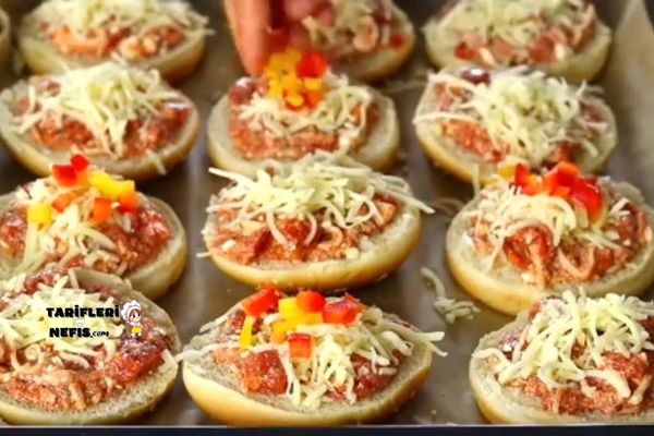Pratik Hamburger Ekmeği Pizzası Tarifi