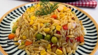 Tavuklu Sebzeli Arpa Şehriye Pilavı