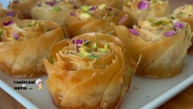 Hazır Baklavalık Yufka ve Kadayıf ile Şerbetli Tatlı