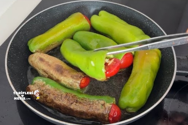 Kahvaltılık Biber Dolması Tarifi