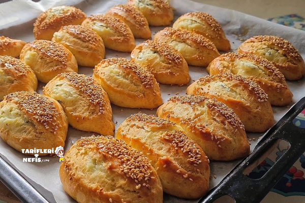 Tereyağsız mayasız sıvıyağlı kolay poğaça